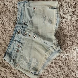 A&F Women's Distressed Denim Shorts.  Sz 27
